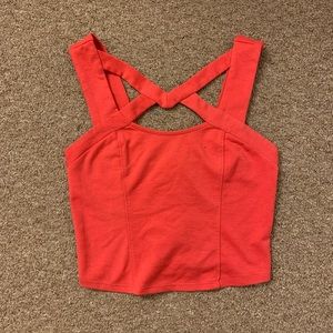 Orange/Pink Crop Top